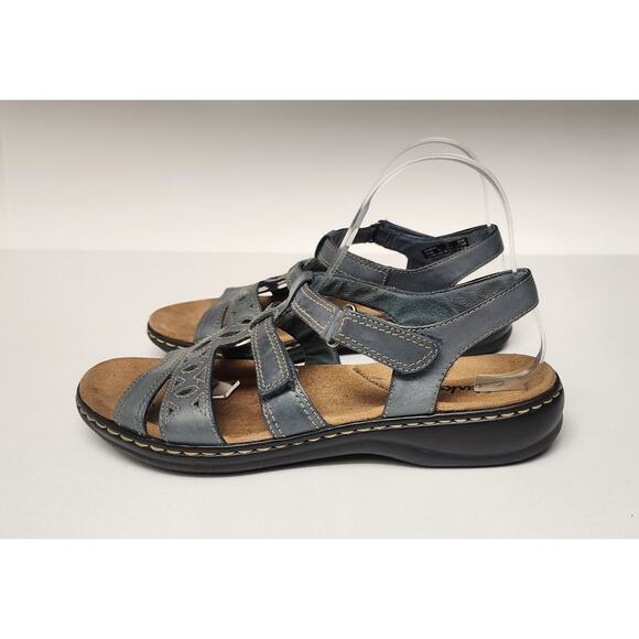 Clark Genuine Leather Sandals Women shoes Size US 9M - Picture 6 of 11